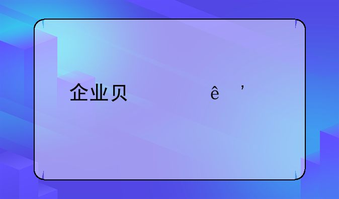 企业负责人安全证书