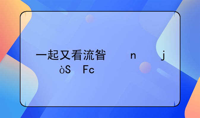 一起又看流星雨的演员表