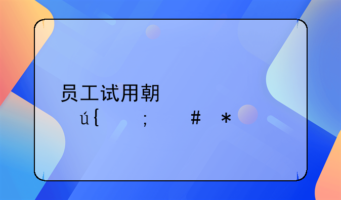 员工试用期内被辞怎么办