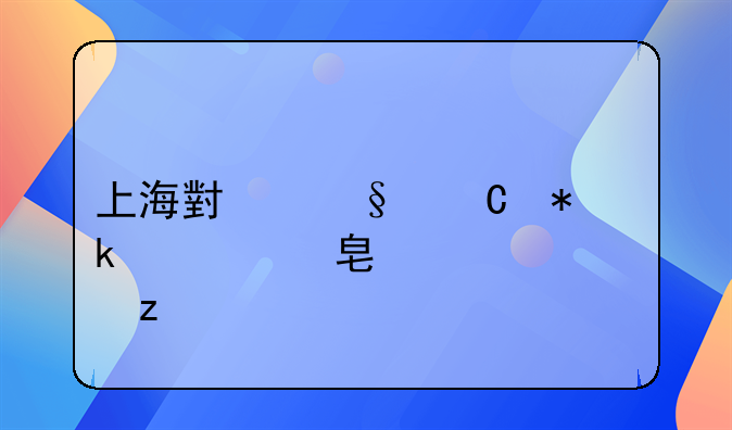 上海小孩子抚养费标准解析